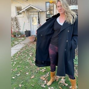 Beautiful Hilary Radley coat, zip out wool lining and removable collar.